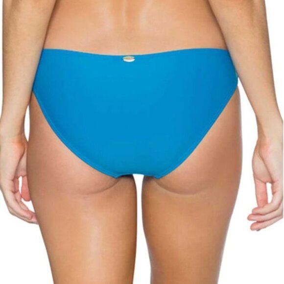 Sunsets French Blue Twist And Shout Bikini Bottom Size: L NWT - Picture 2 of 2